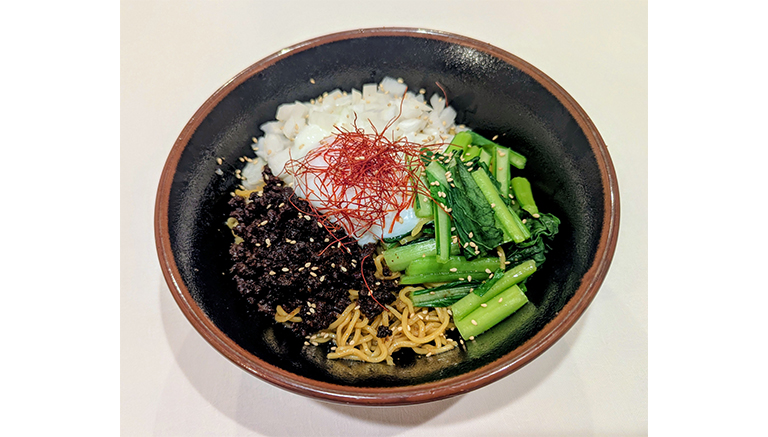 ニンニクと背油の背徳油そば