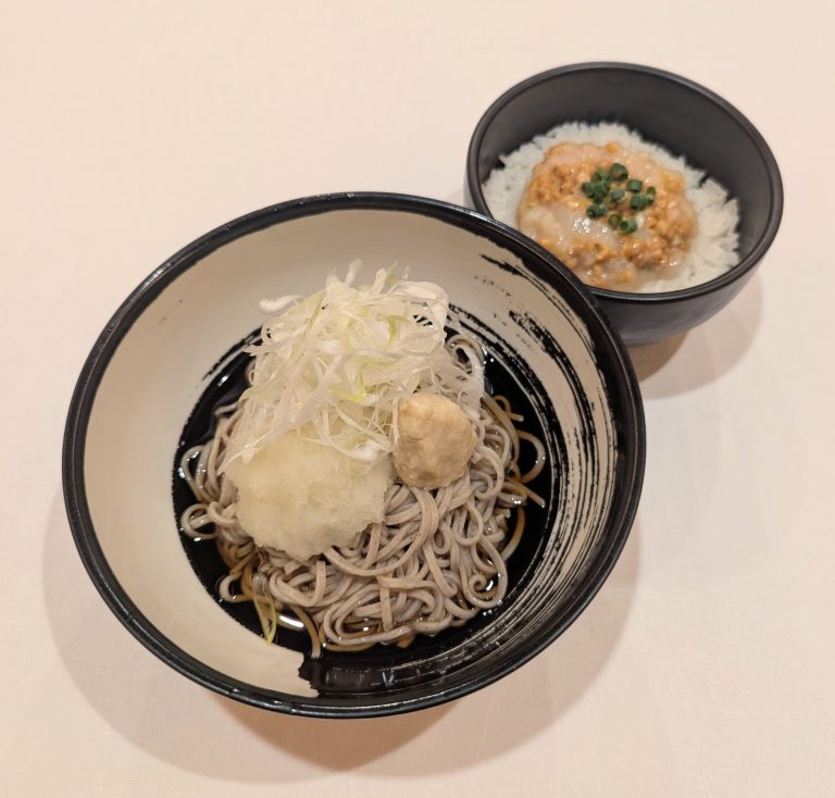 山わさびそば・うどん いか納豆小丼